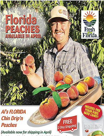 Florida Peach Shipping begins in April!!!